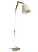 (3C) Approx 15x Mixed Lighting Items. To Include 1x Lighting Collection Black Painted Floor Lamp. 1