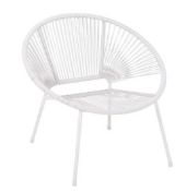 (1D) 4x Acapulco Chair Grey (2x Has Some Loose Rattan)