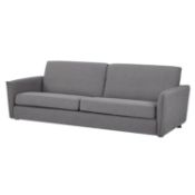 (P) 1x Scandi Stella Sofa Grey RRP £350. Unit Appears Clean. As New – But No Feet With Lot. (No Bo