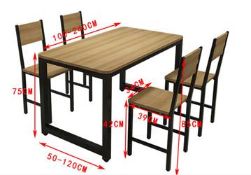 Brand new & boxed. dining table plus 4 chairs. Brand new & boxed. Wooden rectangular dining table pl
