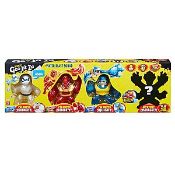 (11C) 3x Pantaro Heroes Of Goo Jit Zu Water Blast Squad 4 Pack. (1x Has 1 Character Missing).