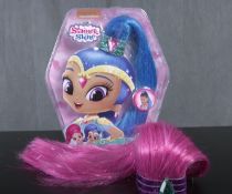 (1C) 8x Items. 5x Shimmer & Shine Shine Pony Tail. 3x Disney Princess Activity Journal Keepsake Box
