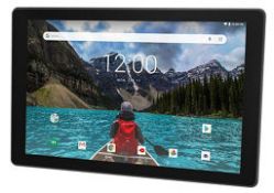 (13A) 1x RCA Juno 10 Tablet 16GB. Factory Reset Performed. Lot Has Micro USB Charging Plug. (Unit H