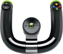 (13B) 7x Xbox One Items. 1x Wireless Speed Wheel (New Item With Box Damage). 3x Don Bradman Cricket