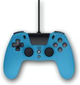 (13C) 5x Gioteck VX4 Premium Wired Controller PS5, PS4 & PC Blue RRP £29.99 Each.