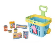 (11B) 3x Peppa Pig Peppa’s Pull Along Shopping Basket RRP £19.99 Each. (All Units Apear As New, But