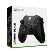 (13B) 1x Xbox Carbon Black Wireless Controller RRP £54.99. (No Cables In Lot).