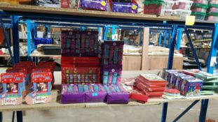 (7J) Contents Of Shelf – Approx 60x Mixed Christmas Items. To Inc 10x Santa & Me Photo Frame. 13x 8