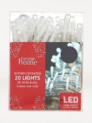 (7L) Approx 28x Mixed LED Christmas Light Items. To Inc USB Lights, 20 Lights, 50 Snowflake Lights.