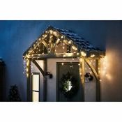 (7K) 2x 720 LED Icicle Lights Warm White.
