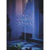 (10I) 9x GH Light Up Tree Mains Operated RRP £20 Each. With Multi- Coloured Bulbs. Suitable For Ind