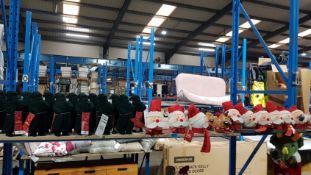 (7N) Contents OF Shelf – Approx 25 Christmas Ornament Items. To Inc 13x Santa Decoration. 12x Santa