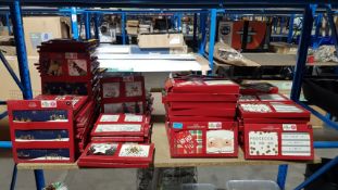 (7L) Contents Of Shelf – Mixed Christmas Card Packs. Approx 130x Mixed Card Packs. Total Marked RRP