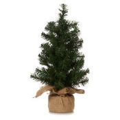 (10G) 6x GH Green Tree Pre Lit 2ft (0.6M) RRP £5 Each. 2x GH Mini Snowy Tree Pre Lit 2ft (0.6M) RRP