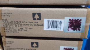 (16) 102 x Items. 40x Merry Christmas Sign Red. 6x Star Shaped Tree Topper. 4x Santa Tree Topper. 2