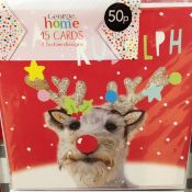 (16) Approx 300x 15 Piece Christmas Card Packs. Lot RRP £150. All Units Are New.
