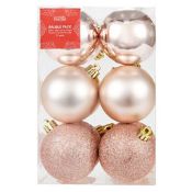 (10B) Contents Of 2 Containers. A Quantity Of Mixed Tree Baubles / Decorations. A Quantity Of Tinse