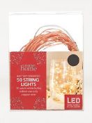(7M) Contents Of Shelf – Mixed LED Christmas Lights. To Inc USB Lights 15 Bulb, Battery Operated 20