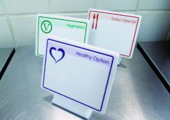 Joblot of 71x Rewritable Melamine Catering 