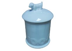 6x Ceramic Dog Treat Jars 