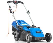 (7B) Contents Of Shelf. Mixed Lot To Include 1x Hyundai 1600W 38cm Lawnmower. 1x Flymo Contour 500E