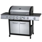 (5F) 1x Texas Stardom 6 Burner Gas BBQ. (H120.7x W161xs D59.6cm)