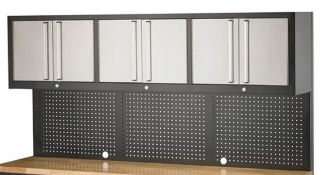 (4I) 1x Ultimate Storage Steel Workshop System. 72 inches / 1981mm Wide. Manufactured From 430 Stee