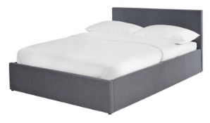(4J) 1x Habitat Heathdon End Open Ottoman Small Double Bed Grey RRP £189.