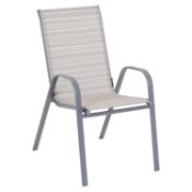 (6O) 6x Andorra Stackable Patio Chair RRP £25 Each. (All Units Appear As New, In Original Packaging