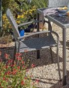 (6M) 6x Bambrick Grey Rattan Stackable Chairs. (All Units Appear As New, In Factory Wrapping).