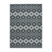 (4I) 1x Easy Living Nova Rug Aztec Grey RRP £99. (200x 290mm) .