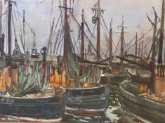 Robert Hardie Condie (Scottish artist) Signed watercolour Fraserburgh 