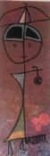 Paul Klee vintage silkscreen print Figure