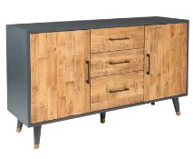 (P9) 1x Franklin Large Sideboard RRP £450. (H75 x W134 x D40). Appears To Be In Factory Sealed Prot
