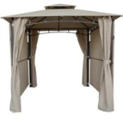 (P21) 1x Gazebo With Extending Panels RRP £230. Dimensions H265 x W250 x D250cm Extend To Approx W5