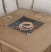 (P1) 1x BALI Gas Fire Pit Table RRP £450. (Contents Appear Complete, As New In Original Packaging)