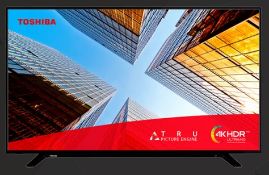 Approximately 10 Mixed Raw Customer Returns TVs To Include Toshiba 50UL2063DB 50