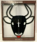 Black Cow Wall Clock BRAND NEW