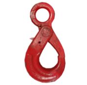 1 x 20MM GRADE 8 EYE TYPE SELF LOCKING HOOK RED FINISH (YASEAH20RED)