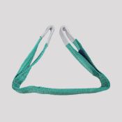 10 x 60MM GREEN X 4 METRE WEB SLING WITH SEWN EYES X 2000KG (WS2T4)