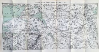 Antique 1896 Map Ireland Fermanagh, Tyrone Donegal Bay,