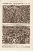 Original Antique 1921 Page Arrangement of the Truce Irish War of Independence.