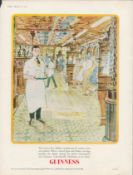 1967 Original Guinness Print _Crown Bar Belfast' G.E.4345.A