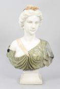 Classical Style Marble Bust of Lady