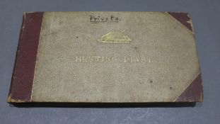 Victorian Hunting Diary