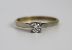 Diamond Solitaire Ring 0.21 Carat