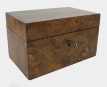 Georgian Walnut Tea Caddy