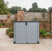 (8D) 1x Keter Store It Out Ace RRP £175. (W145.5x D82x L123cm). Sealed Item With Some Damage T0 Pac