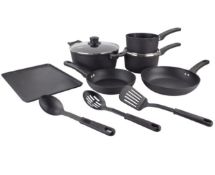 1x Scoville Pure Neverstick C 9 Piece Toughened Aluminium Cookware Set RRP £70. Contents Unused, Bu