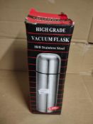 High-Grade stainless steel vacuum flask RRP £15 Grade A.